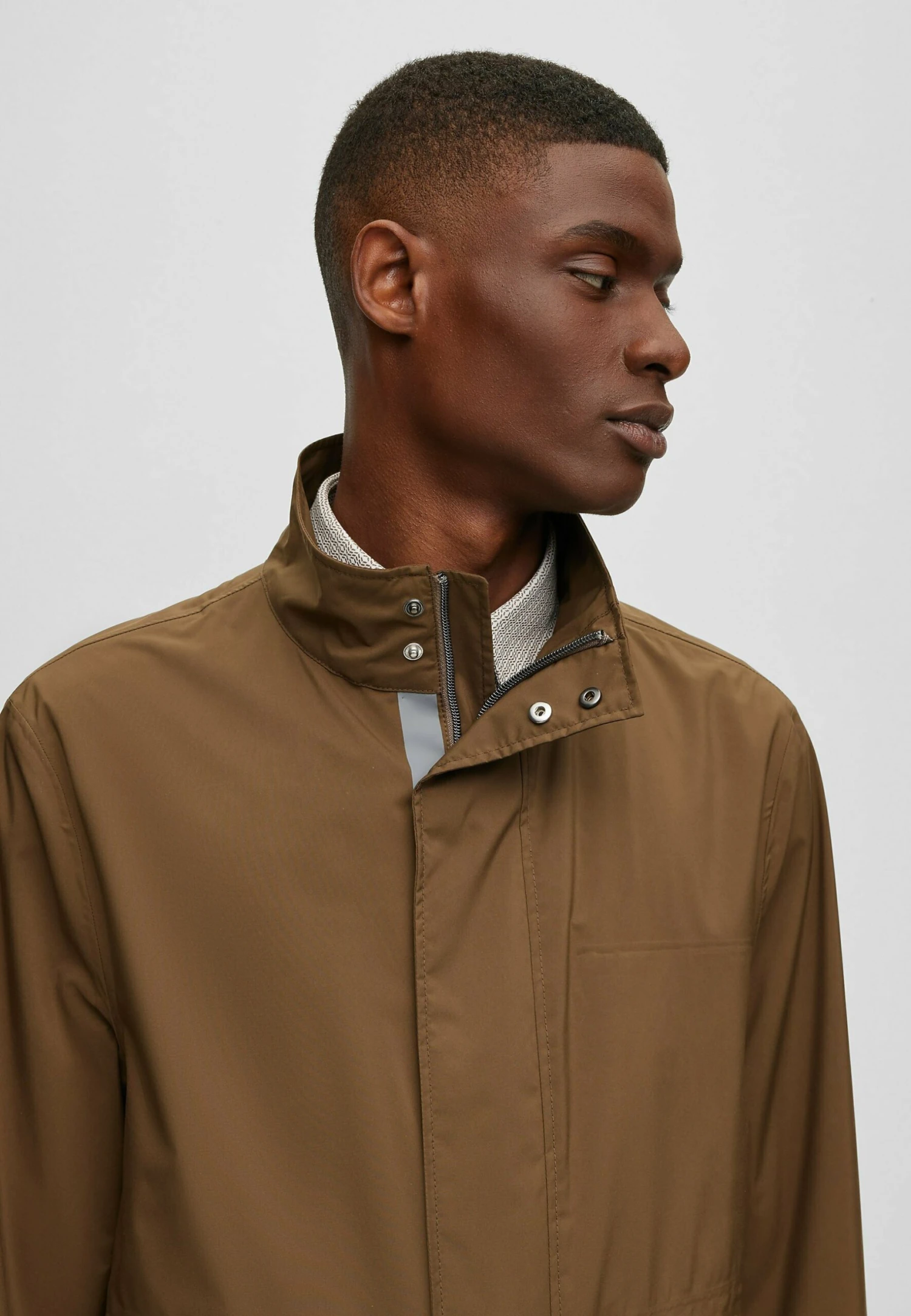 Boss Short Coat - Dunkelgrün Fünf 6 Boss Short Coat - Dunkelgrün Fünf - Image 6