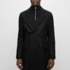 Boss H-Hyde-Db-Flaps - Classic Coat - Black One