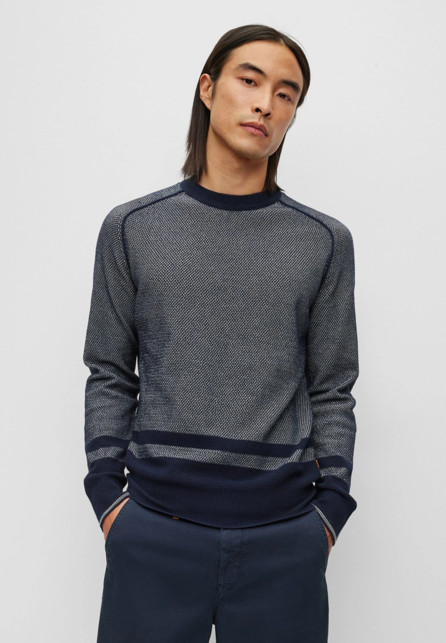 Boss Apok - Jumper - Dark Blue Four 1 Boss Apok - Jumper - Dark Blue Four