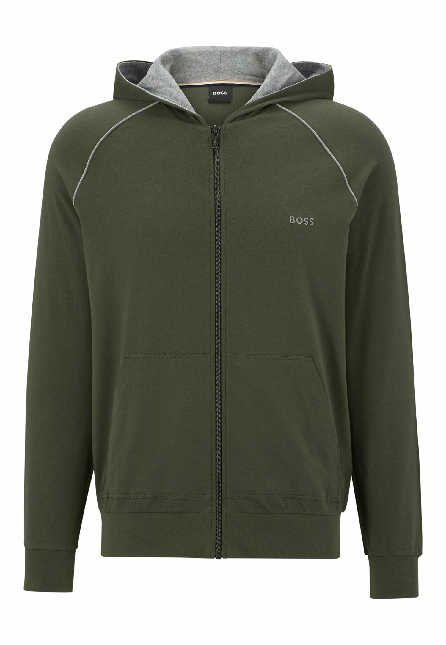 Boss Mix Amp Match H - Zip-Up Sweatshirt - Dark Green Six 5 Boss Mix Amp Match H - Zip-Up Sweatshirt - Dark Green Six - Image 5