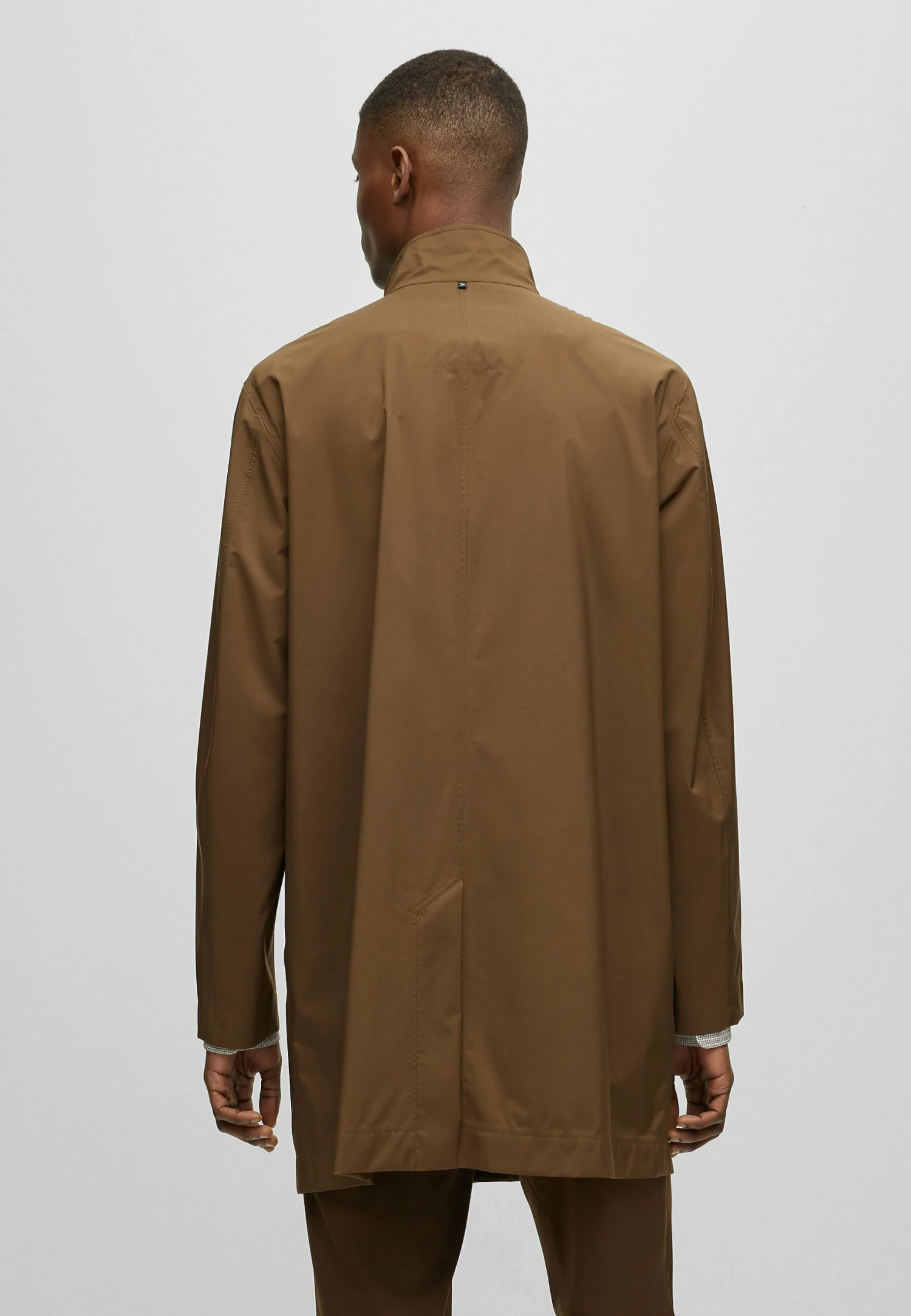 Boss Short Coat - Dunkelgrün Fünf 3 Boss Short Coat - Dunkelgrün Fünf - Image 3