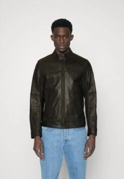Boss Josep - Leather Jacket - Black