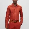 Boss H Hank Kent - Formal Shirt - Red Two