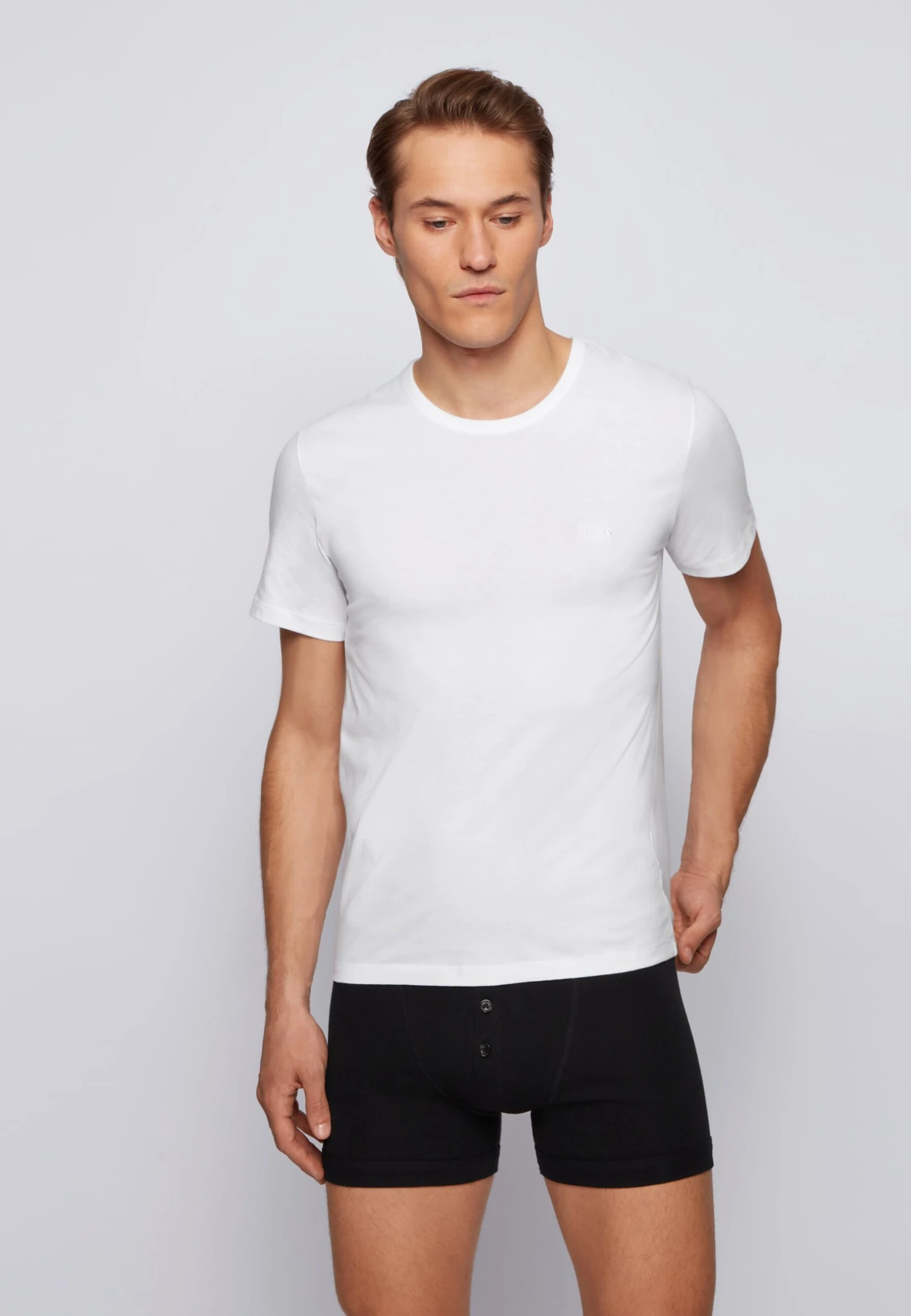 Boss 3 Pack - Undershirt - White 3 Boss 3 Pack - Undershirt - White - Image 3