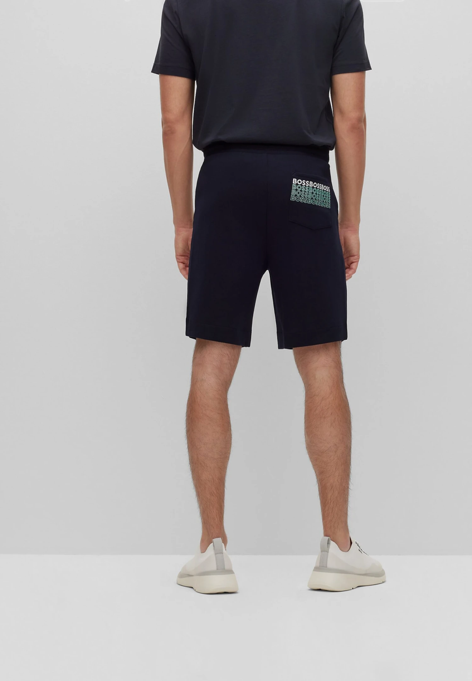 Boss Headlo - Shorts - Dark Blue 3 Boss Headlo - Shorts - Dark Blue - Image 3
