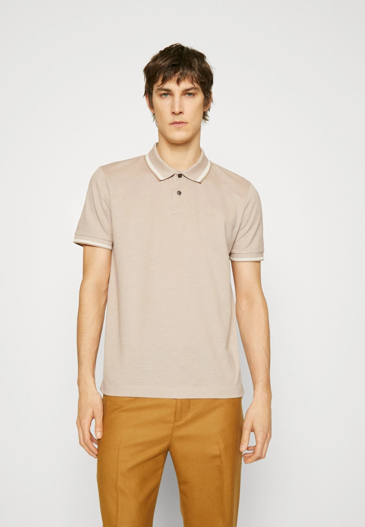 Boss Parlay - Polo Shirt - Medium Beige 1 Boss Parlay - Polo Shirt - Medium Beige