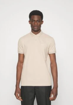 Boss Cotton Piquee Regular Fit Logo Polo - Polo Shirt - Medium Beige