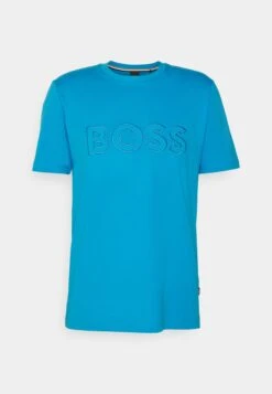 Boss Tiburt - Print T-Shirt - Bright Blue -Boss Sales Store 123b2d5111b44e038624860406df84a6
