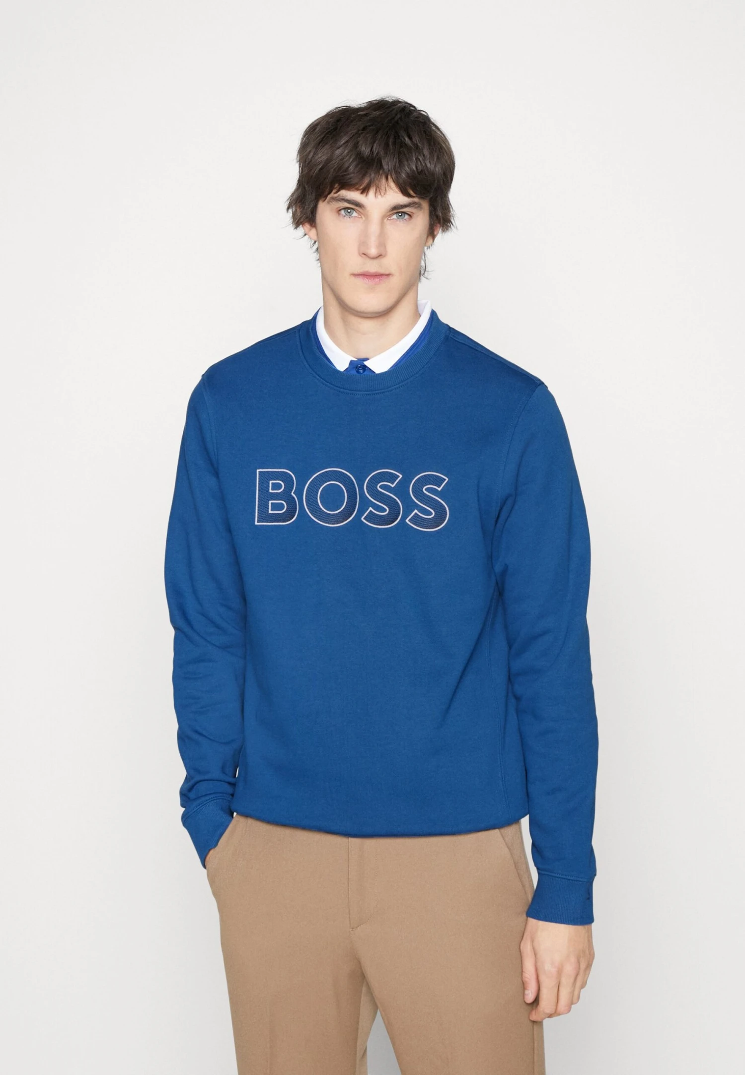 Boss Salbo - Sweatshirt - Bright Blue 1 Boss Salbo - Sweatshirt - Bright Blue