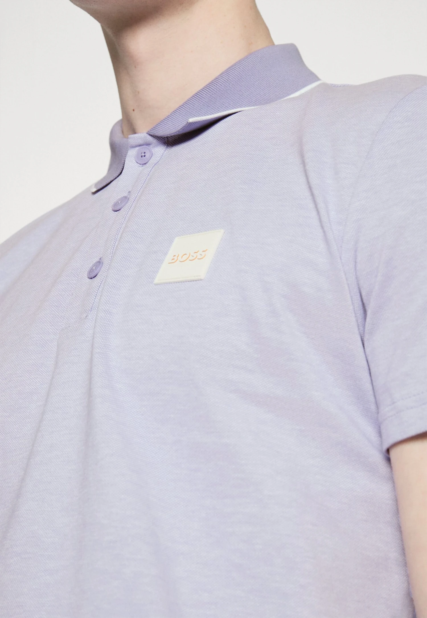 Boss Peoxford - Polo Shirt - Light/Pastel Purple 5 Boss Peoxford - Polo Shirt - Light/Pastel Purple - Image 5