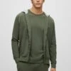 Boss Mix Amp Match H - Zip-Up Sweatshirt - Dark Green Six