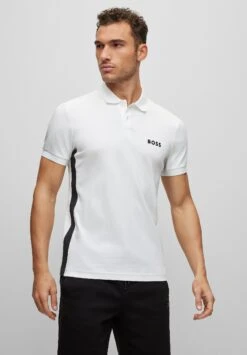 Boss Paule Mirror - Polo Shirt - White