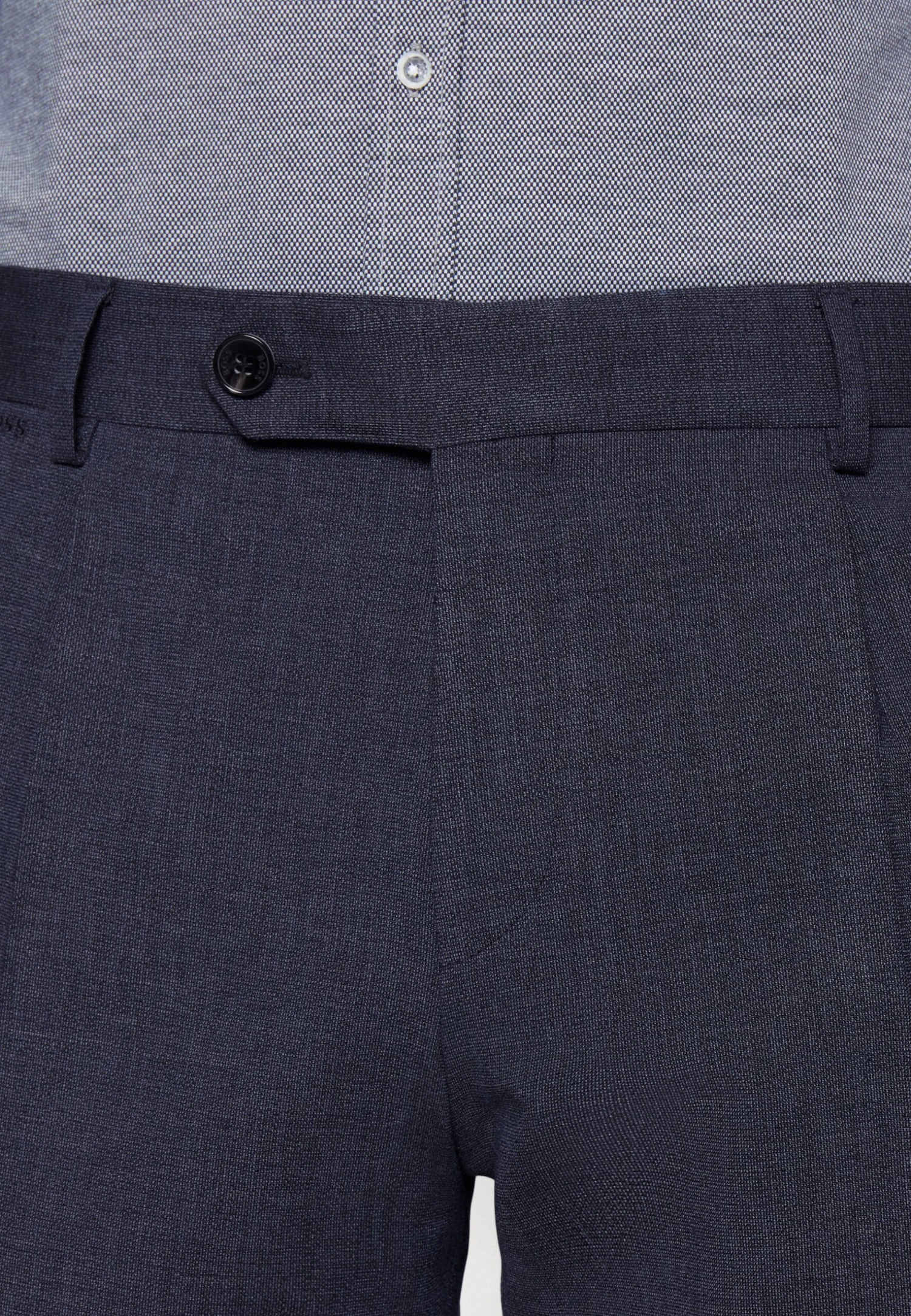 Boss Genius Pleat - Trousers - Dark Blue 5 Boss Genius Pleat - Trousers - Dark Blue - Image 5