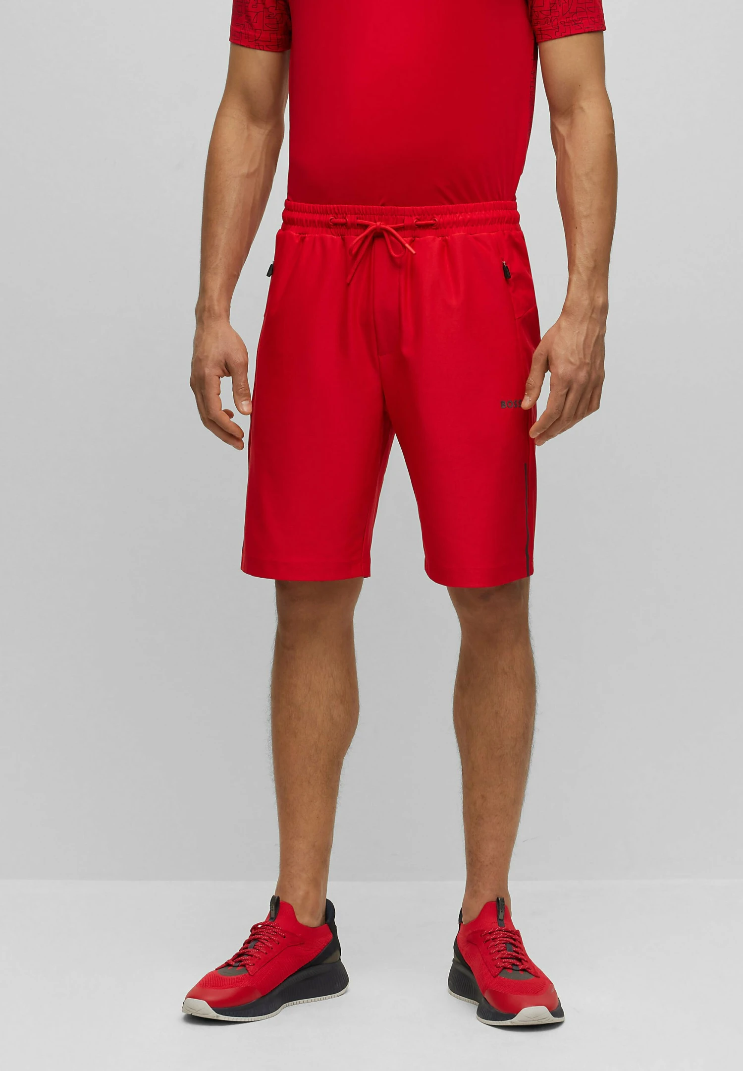 Boss Hecon Active 1 - Tracksuit Bottoms - Red 1 Boss Hecon Active 1 - Tracksuit Bottoms - Red