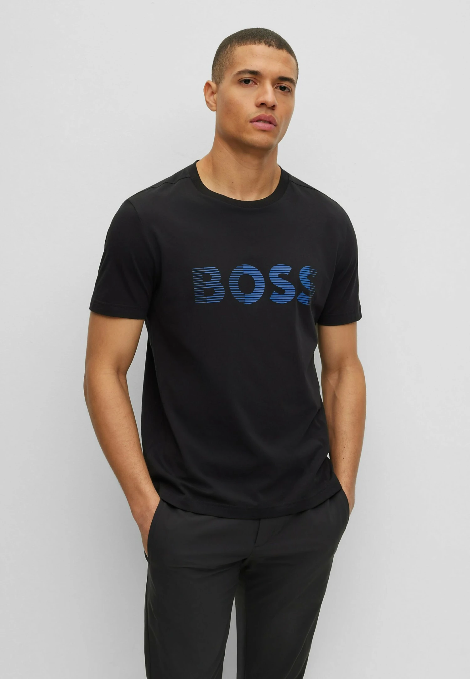 Boss Tee - Print T-Shirt - Black One 1 Boss Tee - Print T-Shirt - Black One