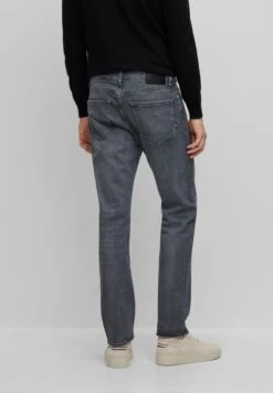 Boss Maine - Straight Leg Jeans - Grey -Boss Sales Store 1cbcf7af6c134273a616466cbece5438