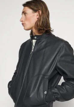 Boss Mapson - Leather Jacket - Black -Boss Sales Store 1d1b2f69f39342e0a37fb1039ec28fd4