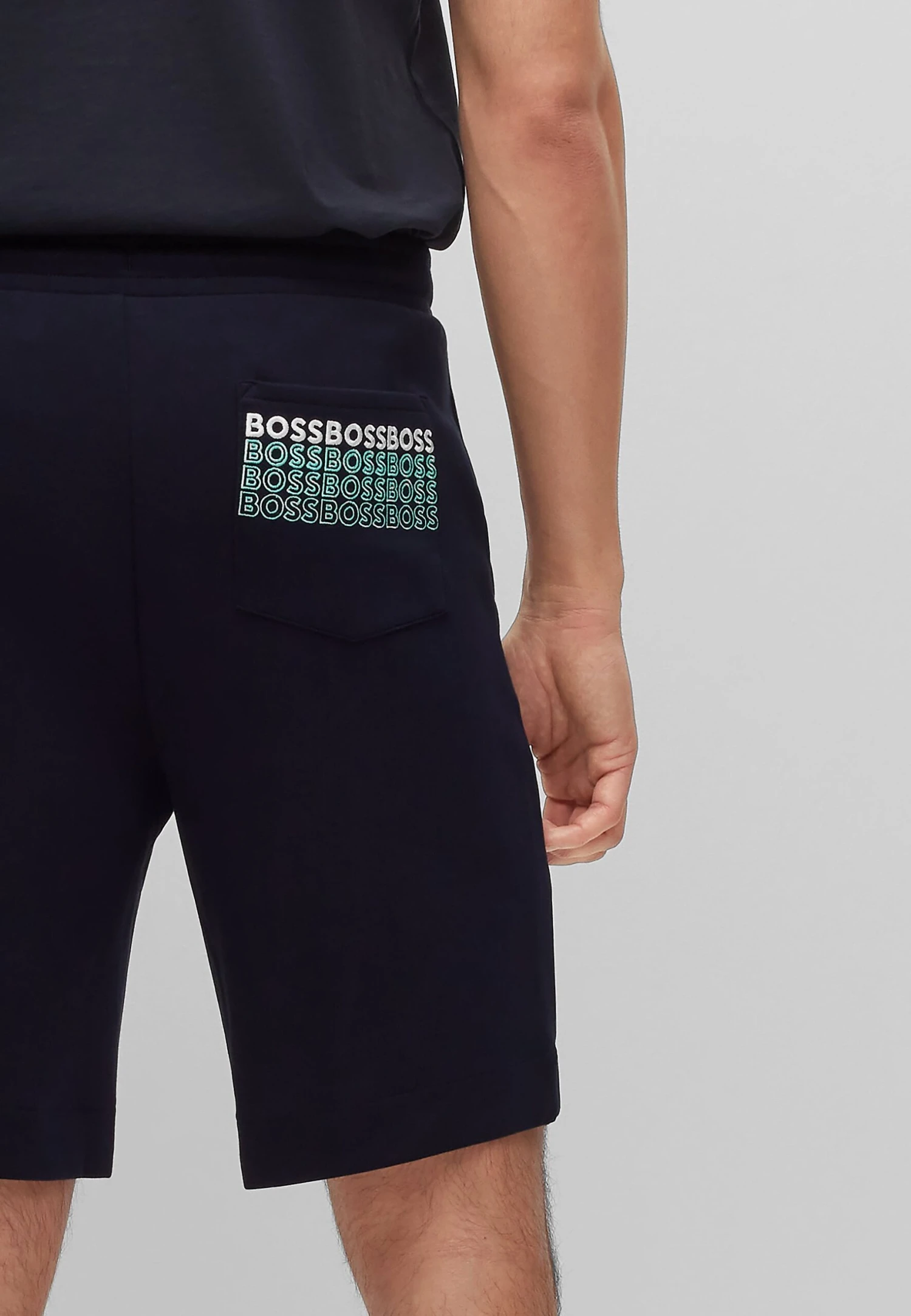 Boss Headlo - Shorts - Dark Blue 4 Boss Headlo - Shorts - Dark Blue - Image 4