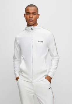 Boss Sicon Mb 1 - Zip-Up Sweatshirt - White