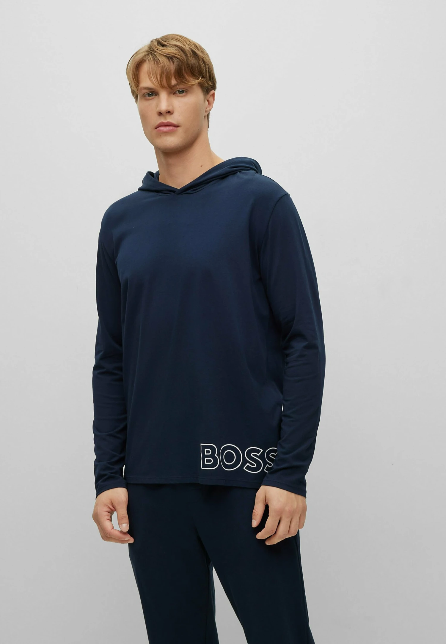 Boss Identity - Pyjama Top - Dark Blue One 1 Boss Identity - Pyjama Top - Dark Blue One