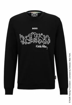 Boss X Keith Haring W_Haring - Sweatshirt - Black One -Boss Sales Store 22ba346313254f639282bca0e02daa6e