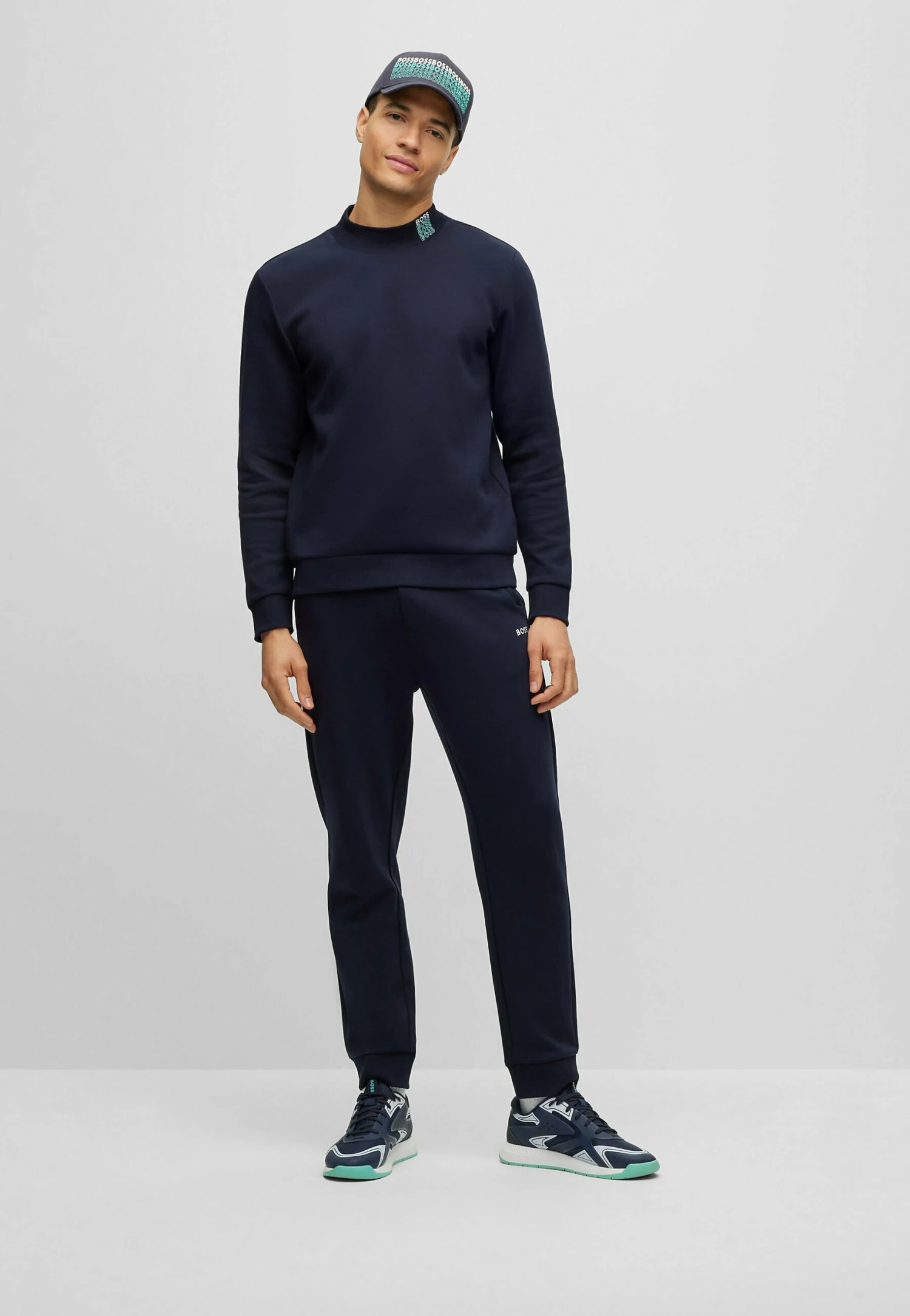 Boss Salbock - Sweatshirt - Dark Blue Two 2 Boss Salbock - Sweatshirt - Dark Blue Two - Image 2