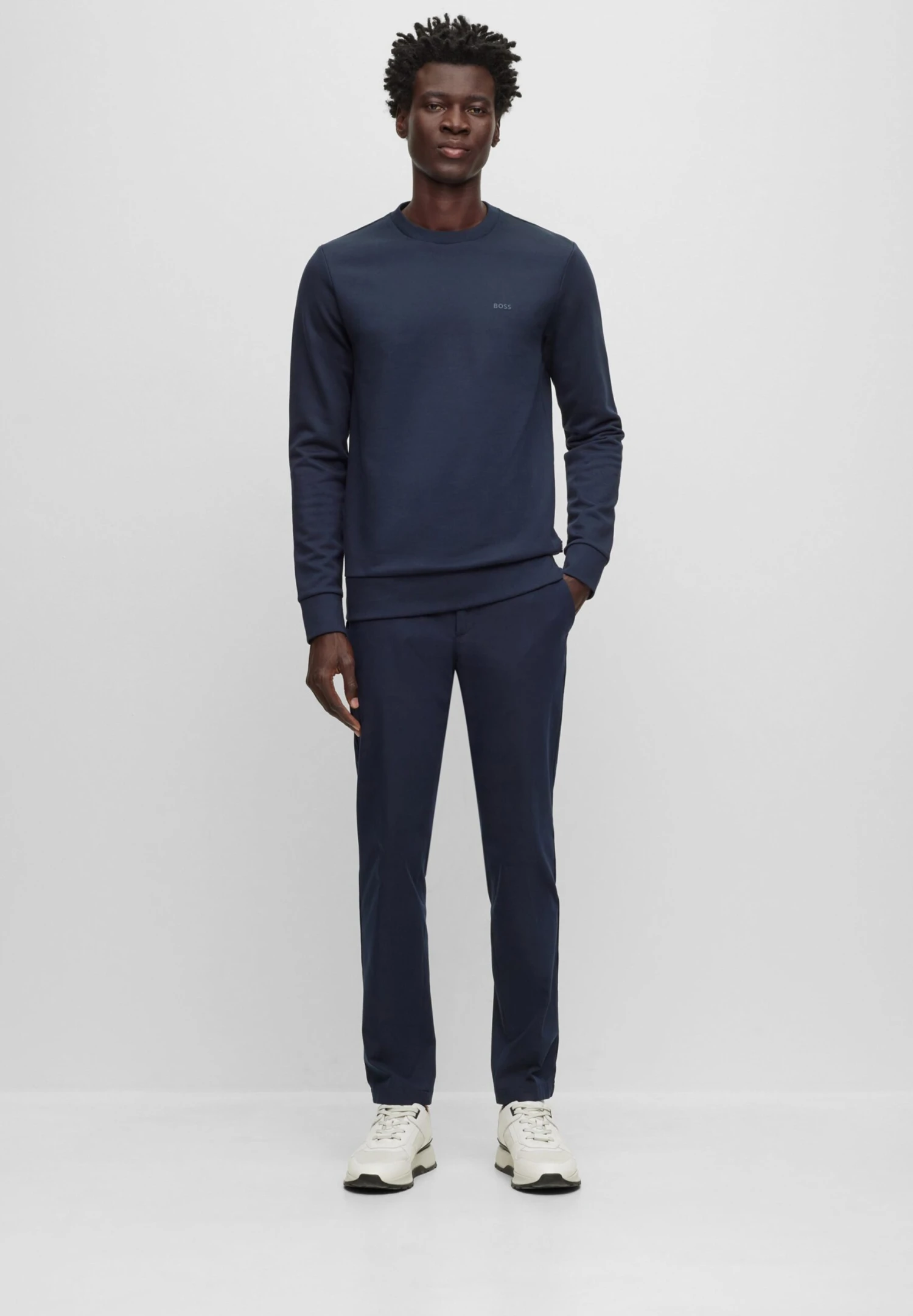 Boss Stadler - Sweatshirt - Dark Blue 2 Boss Stadler - Sweatshirt - Dark Blue - Image 2