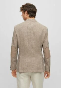 Boss H-Hutson-Elbow - Blazer Jacket - Beige -Boss Sales Store 2a0945d0aaa746e8b5089c7ab3485241