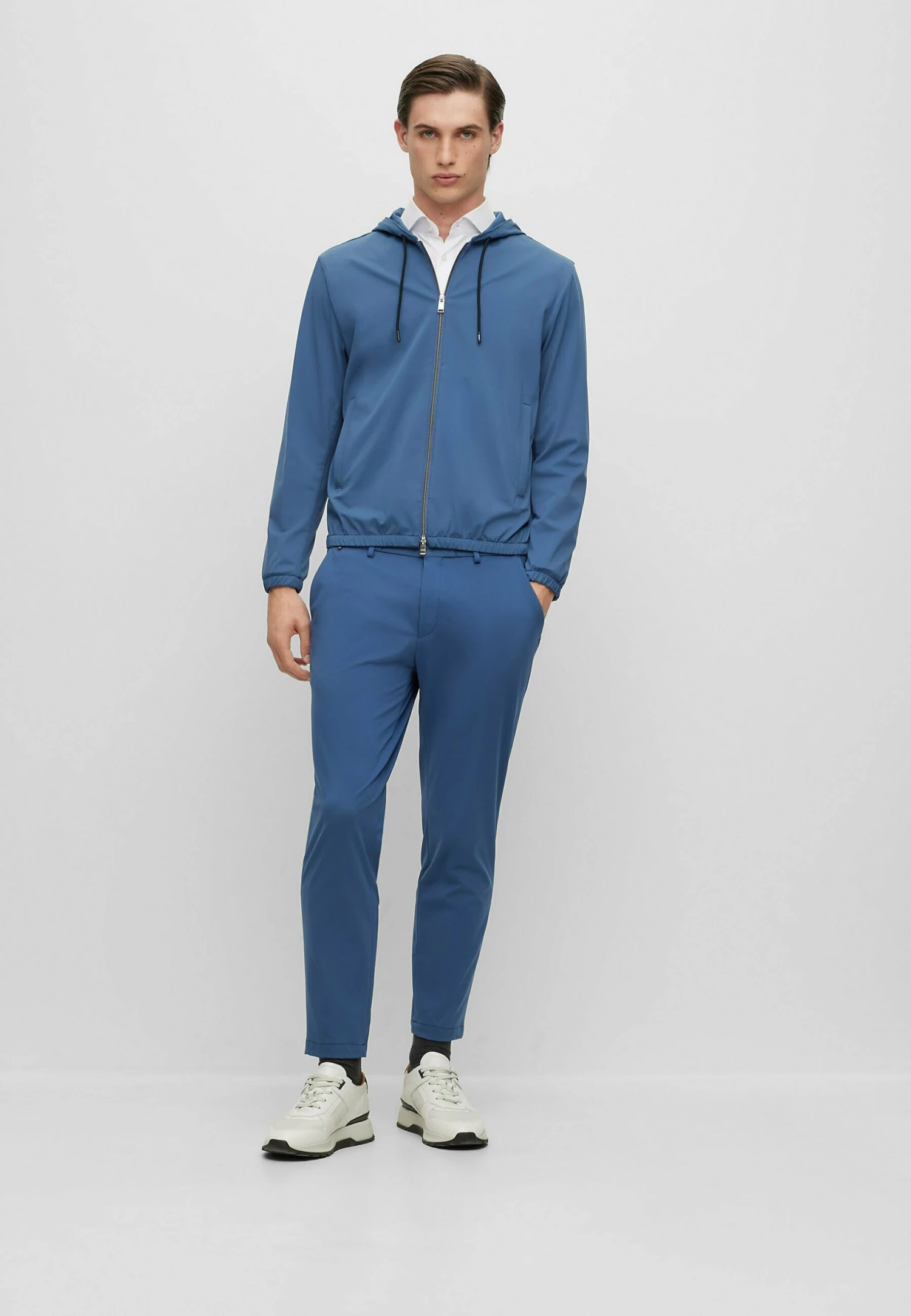 Boss Hanry - Summer Jacket - Open Blue Fifteen 2 Boss Hanry - Summer Jacket - Open Blue Fifteen - Image 2