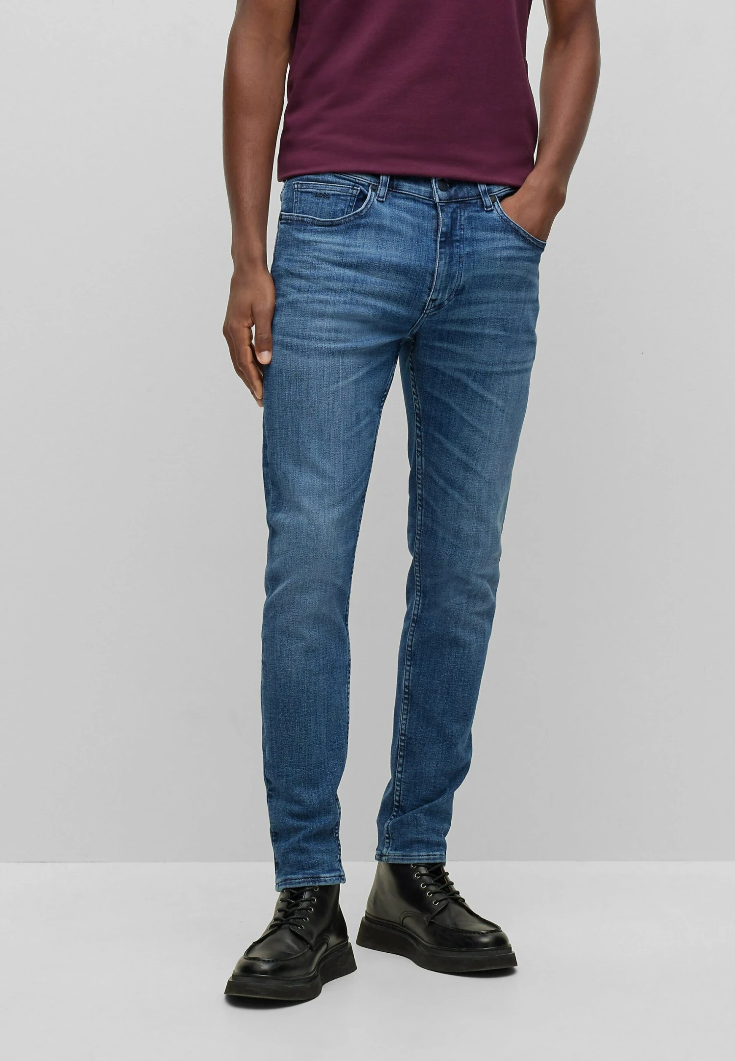 Boss Slim Fit Jeans - Blue Three 1 Boss Slim Fit Jeans - Blue Three