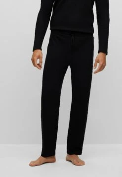 Boss Waffle- Pyjama Bottoms - Black Two