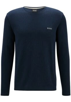 Boss Waffle Ls - Pyjama Top - Dark Blue -Boss Sales Store 32117960c4984fe2ae21a679b6632284