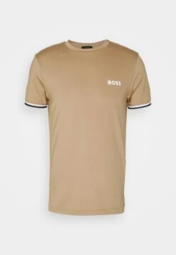 Boss Tee - Print T-Shirt - Medium Beige -Boss Sales Store 32b95fb9ba864e9bb5ff98c18885ae98