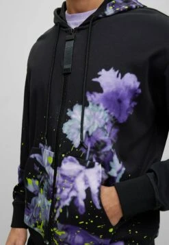 Boss Sgover Lotus - Zip-Up Sweatshirt - Black One -Boss Sales Store 32db789f215a40ef8da5227d69147d18