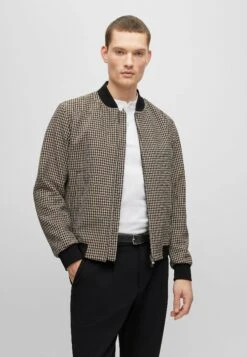 Boss Bomber Jacket - Beige