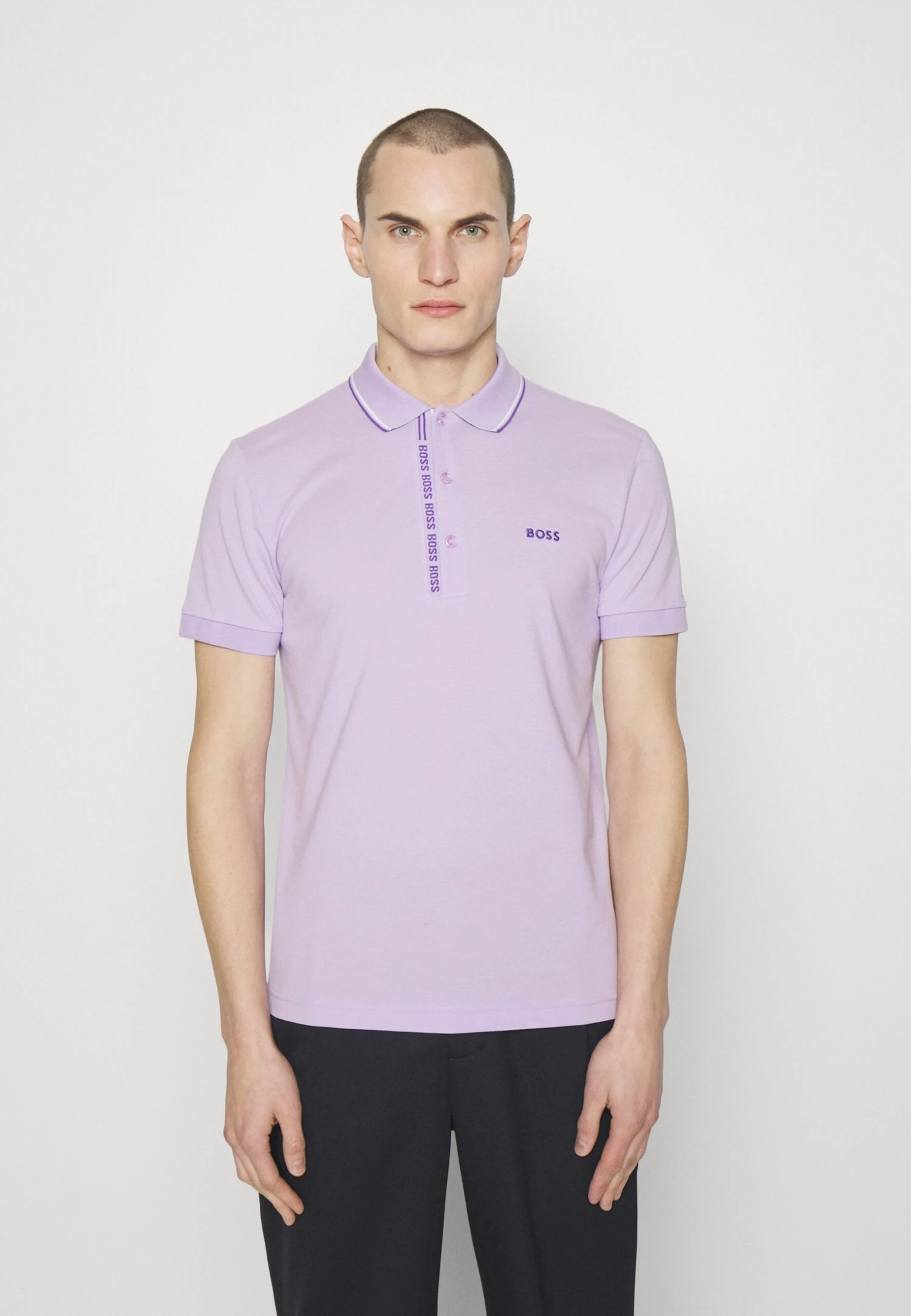 Boss Paule 4 - Polo Shirt - Light/Pastel Purple 1 Boss Paule 4 - Polo Shirt - Light/Pastel Purple