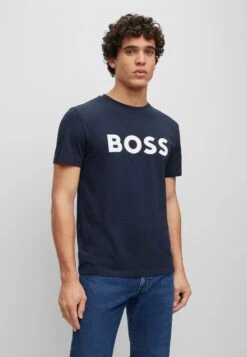 Boss Thinking - Print T-Shirt - Blue