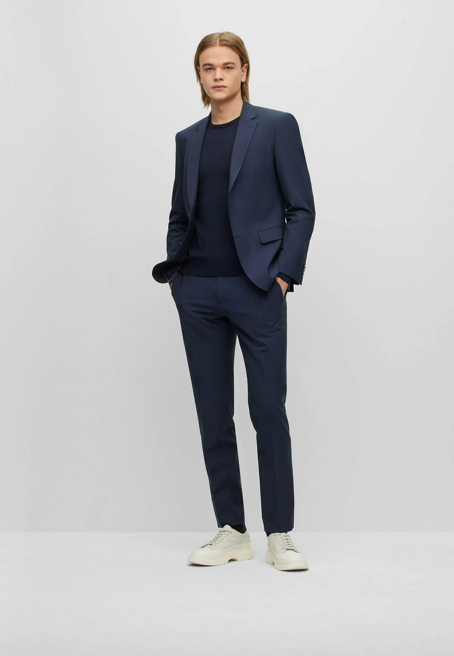 Boss 2Pcs - Suit - Mittelblau Zwanzig 1 Boss 2Pcs - Suit - Mittelblau Zwanzig