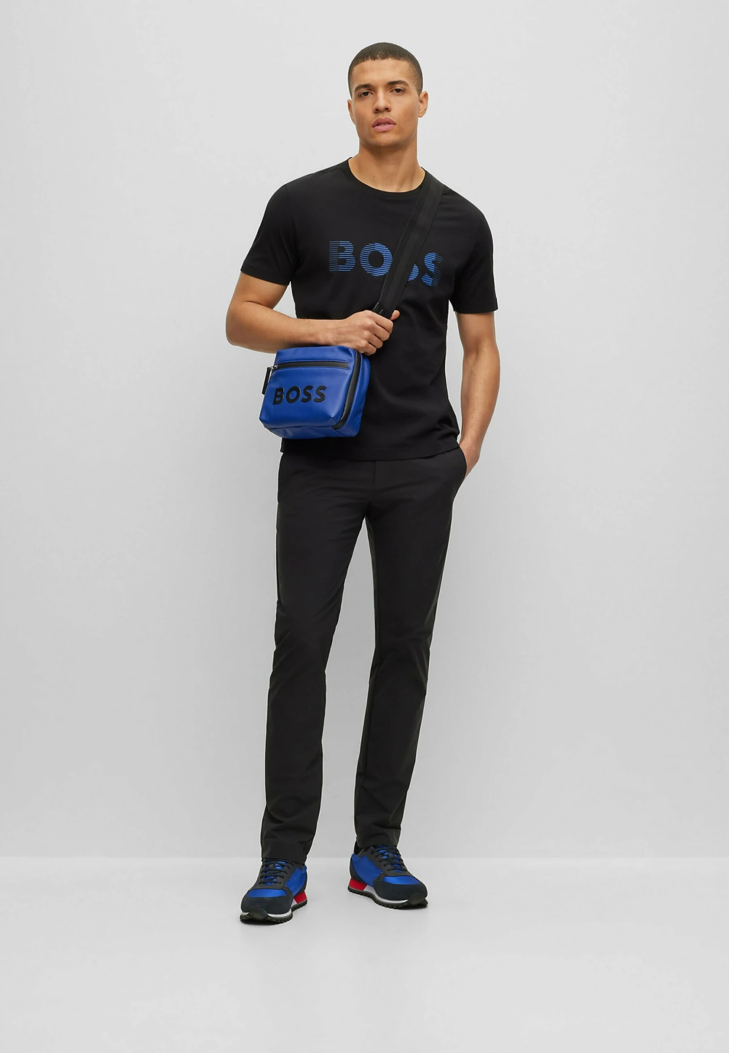 Boss Tee - Print T-Shirt - Black One 2 Boss Tee - Print T-Shirt - Black One - Image 2