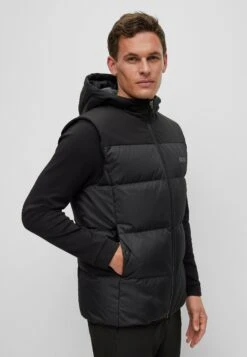 Boss V Hamar1 - Waistcoat - Black One -Boss Sales Store 3f87c1600e16482dbd37bf491e704044