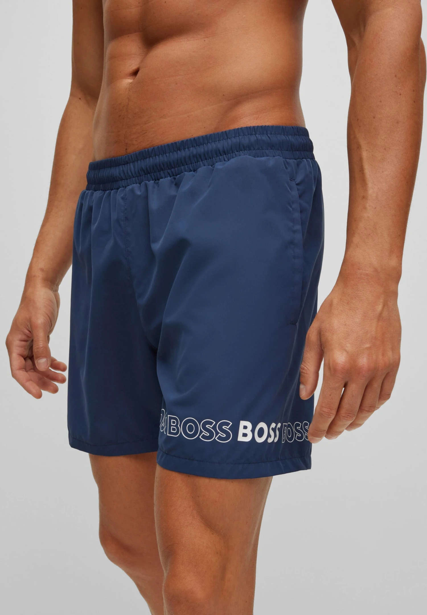 Boss Dolphin - Swimming Shorts - Navy 3 Boss Dolphin - Swimming Shorts - Navy - Image 3