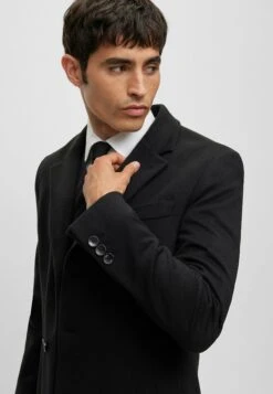 Boss H-Hyde-234 - Classic Coat - Black One -Boss Sales Store 464ff6eeeeed4f179202664bc32865e2