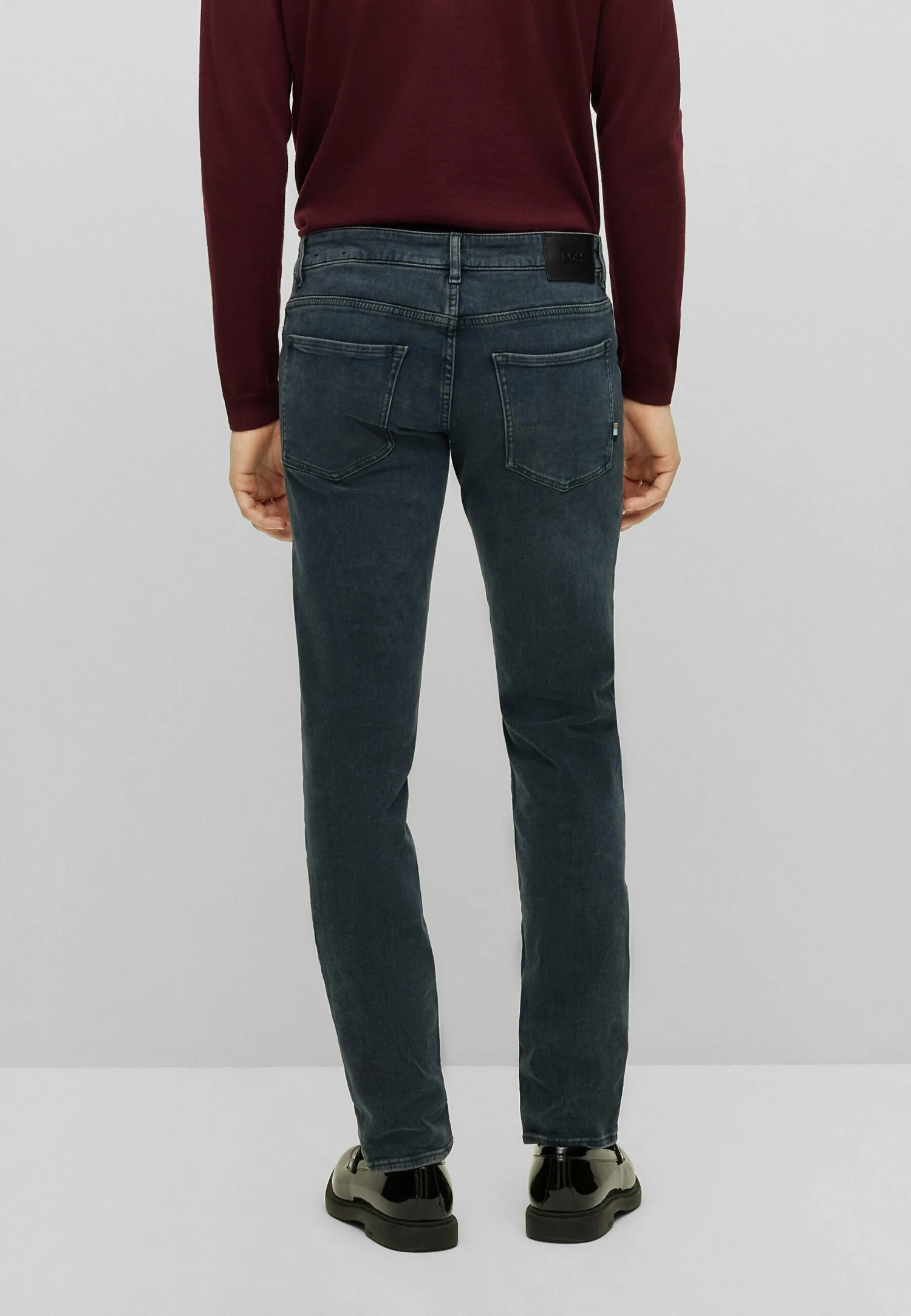 Boss Slim Fit Jeans - Dark Blue Thirteen 3 Boss Slim Fit Jeans - Dark Blue Thirteen - Image 3