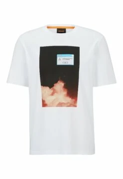 Boss Tememory - Print T-Shirt - White -Boss Sales Store 4a24bc29ca0e435aa75590839b01d24a