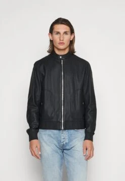 Boss Mapson - Leather Jacket - Black
