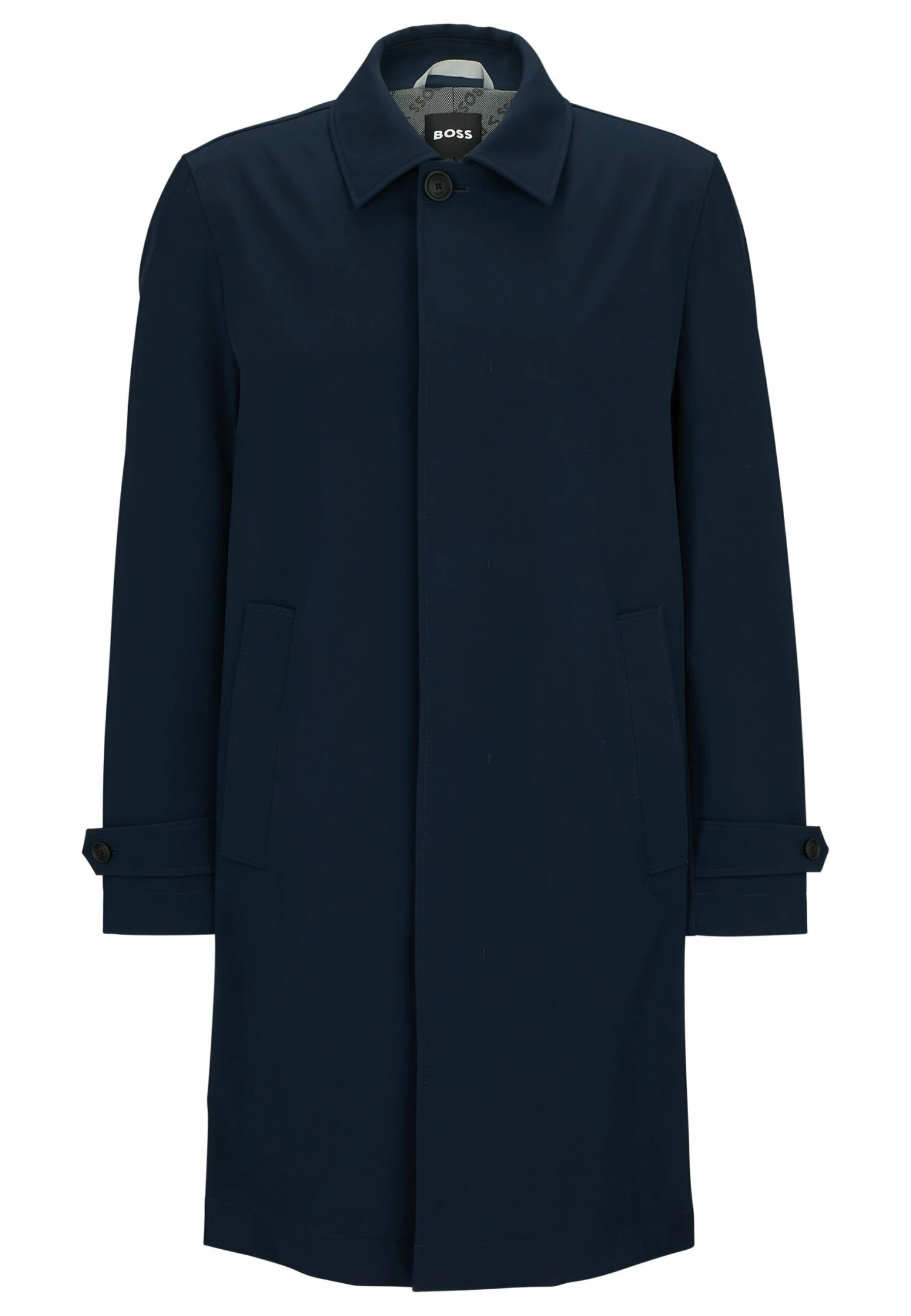 Boss Classic Coat - Dark Blue Four 7 Boss Classic Coat - Dark Blue Four - Image 7