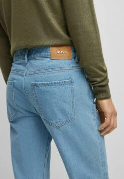 Boss Taber Edge - Straight Leg Jeans - Light Blue Nine -Boss Sales Store 4d455ab340324e119bb53d628d598cad