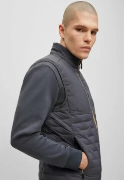 Boss V Petrick - Waistcoat - Dark Grey Seven -Boss Sales Store 527c6a05c8a14838bd79895931d3a11e