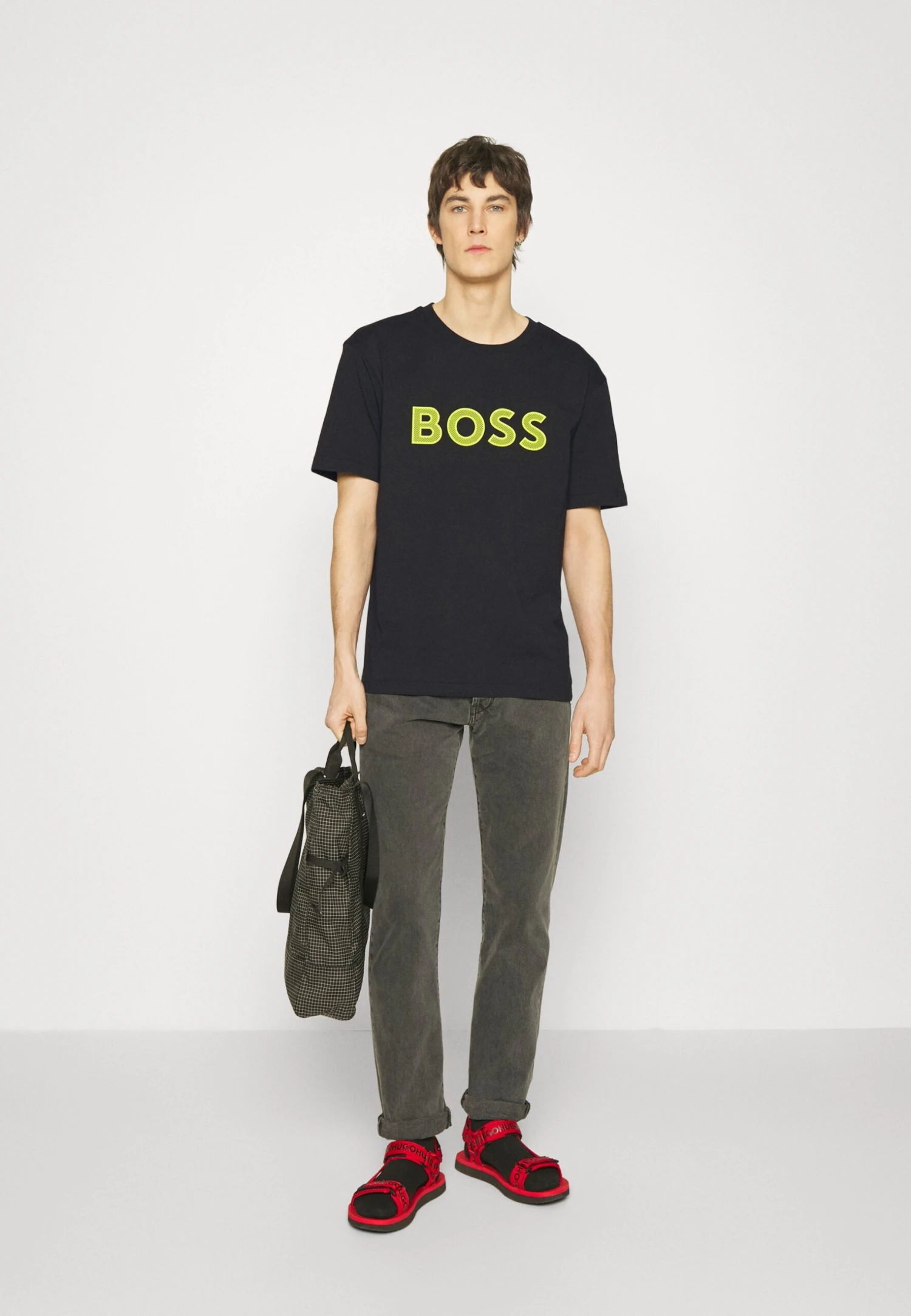 Boss Teeos- Print T-Shirt - Black 2 Boss Teeos- Print T-Shirt - Black - Image 2