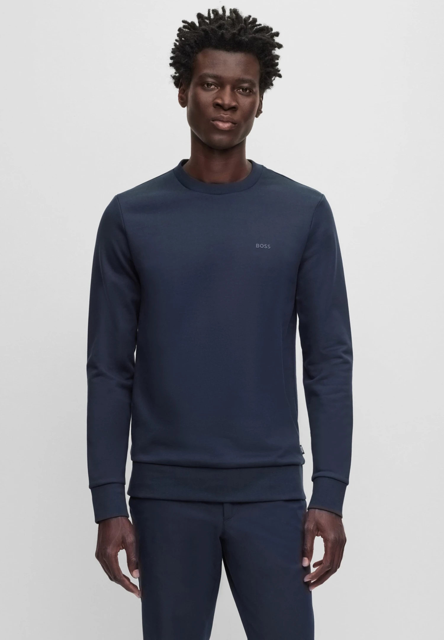 Boss Stadler - Sweatshirt - Dark Blue 1 Boss Stadler - Sweatshirt - Dark Blue